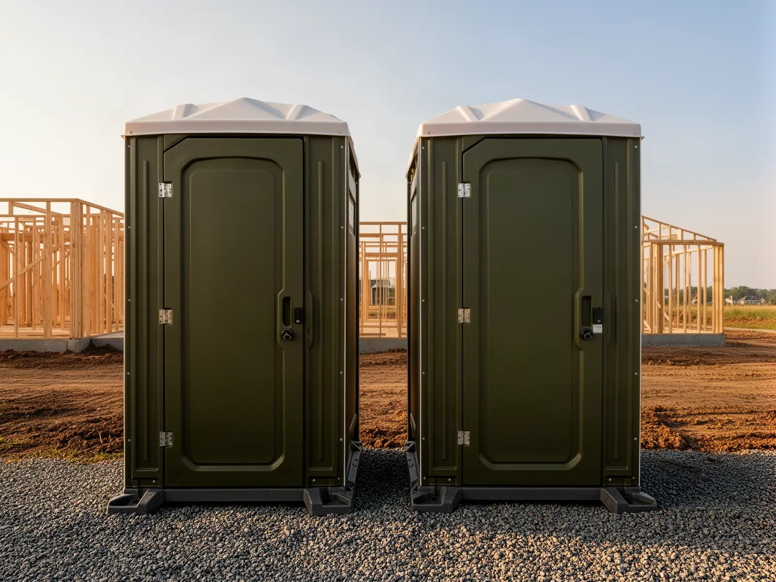 Clean porta potty unit from Pelican Rock Porta Potty Rentals in San Francisco, CA